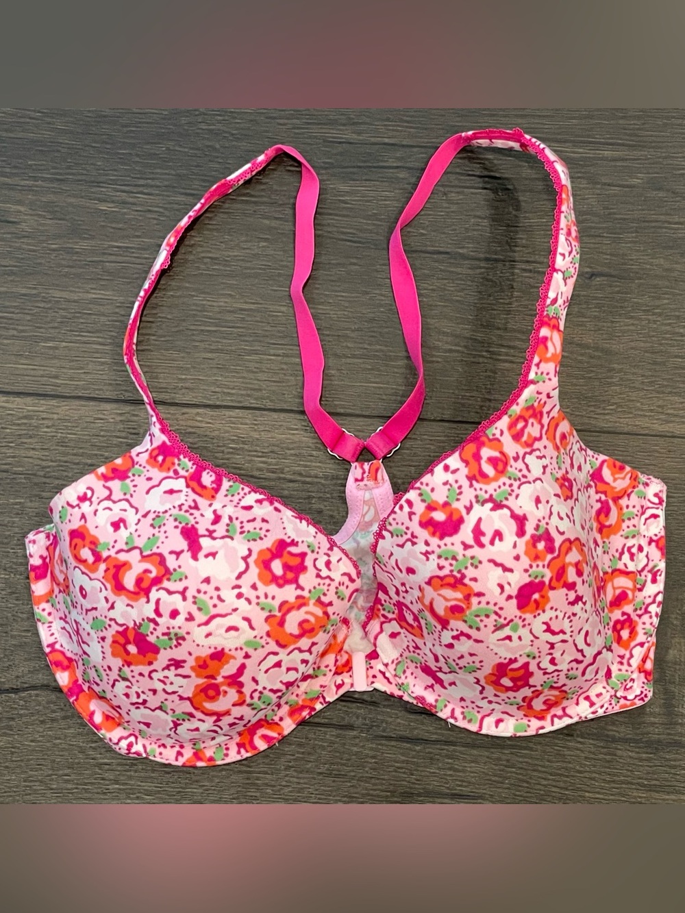Victoria's Secret Pink Floral T-Shirt Bra